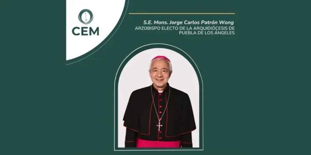PATRÓN WONG, NUEVO ARZOBISPO DE PUEBLA; RELEVARÁ A VÍCTOR SÁNCHEZ